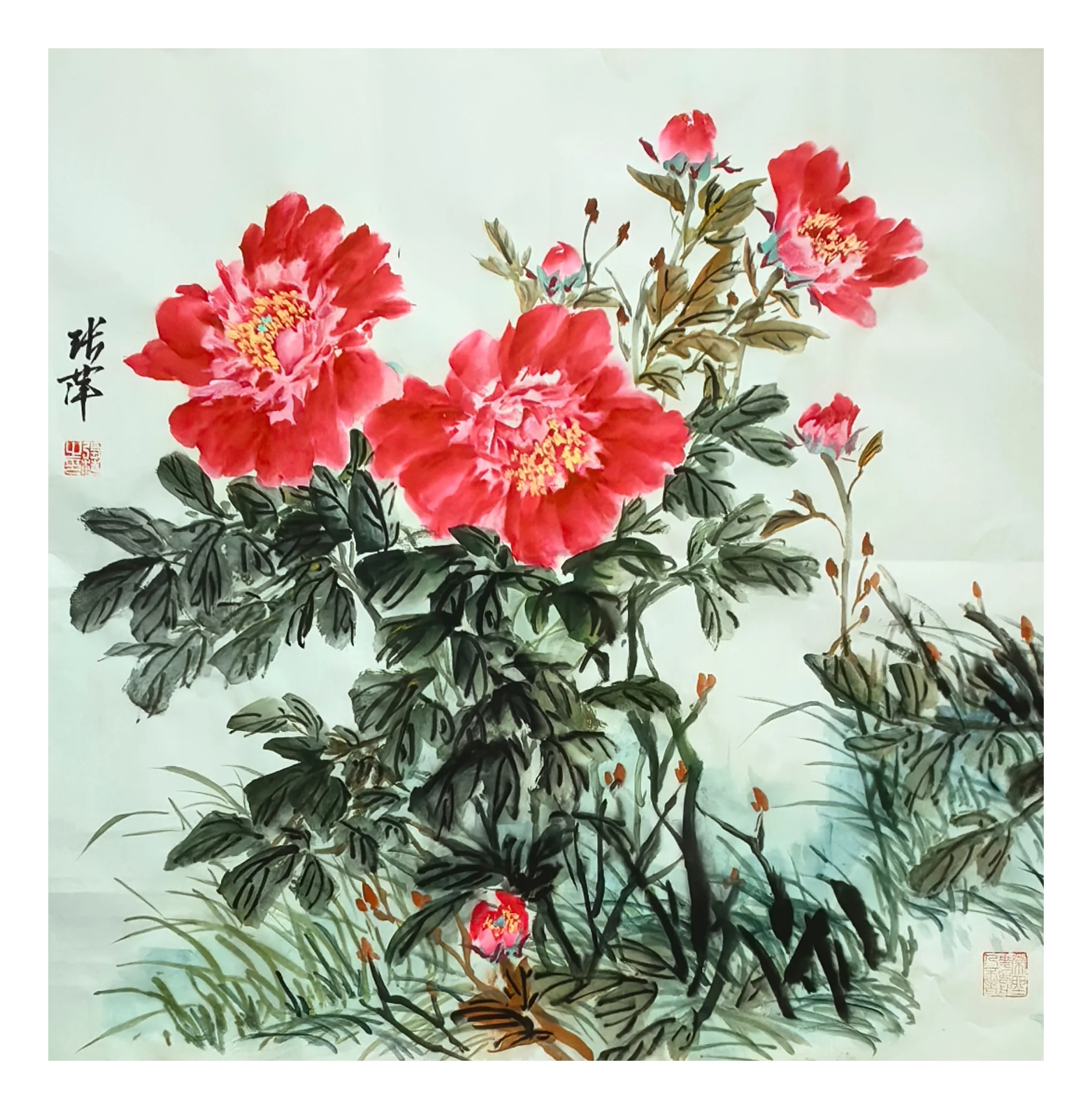 张萍-热爱美术，深耕写意花鸟